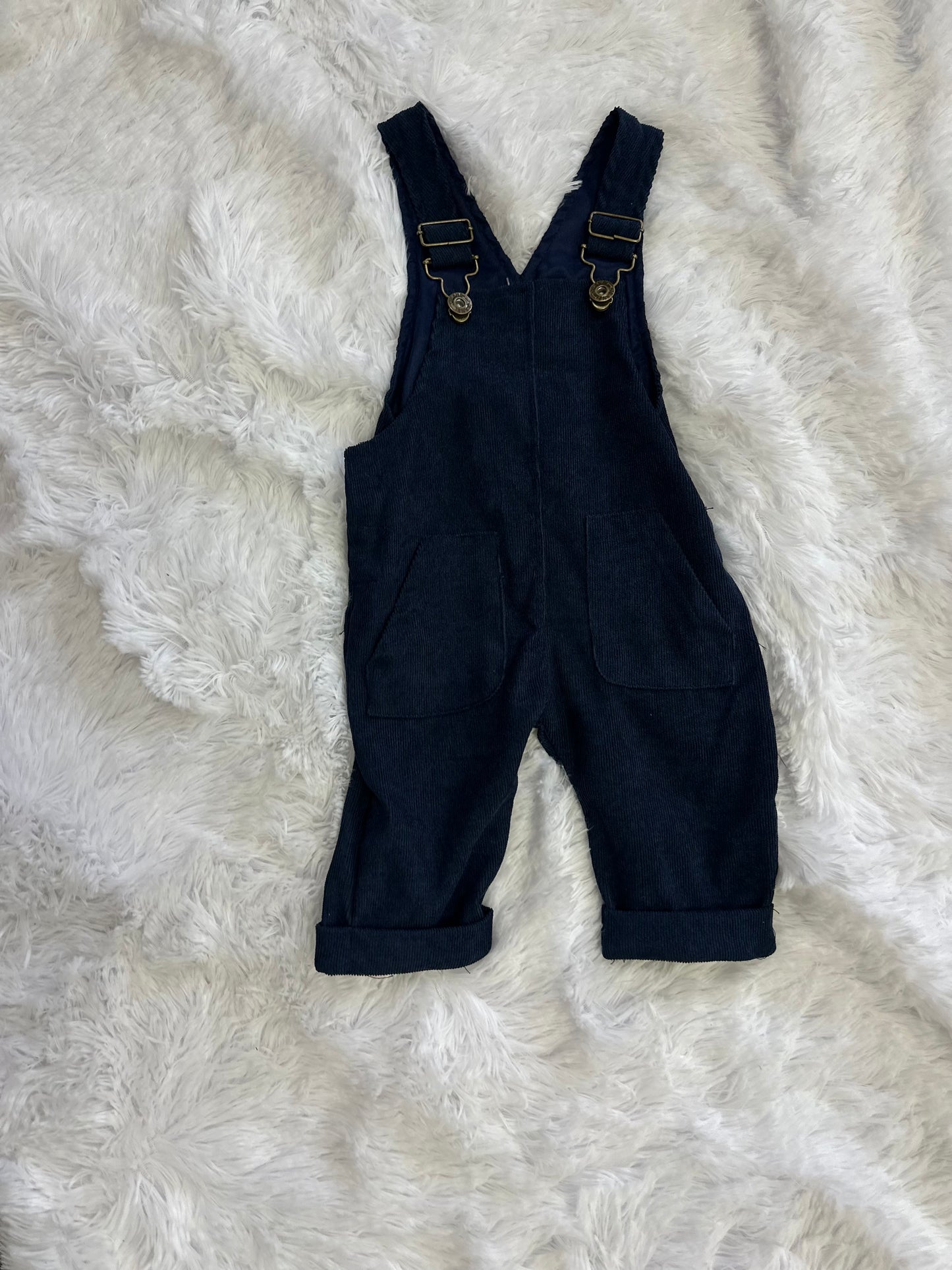 Navy blue overalls
