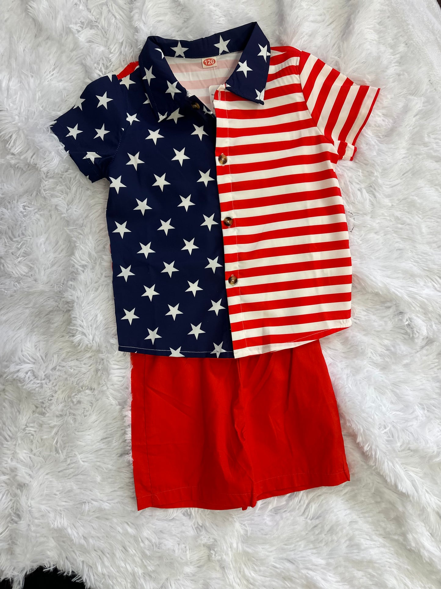 Red, White, and Blue Complete Outfit
