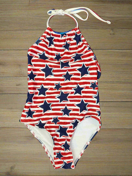 Starts and Stripes bathing suit