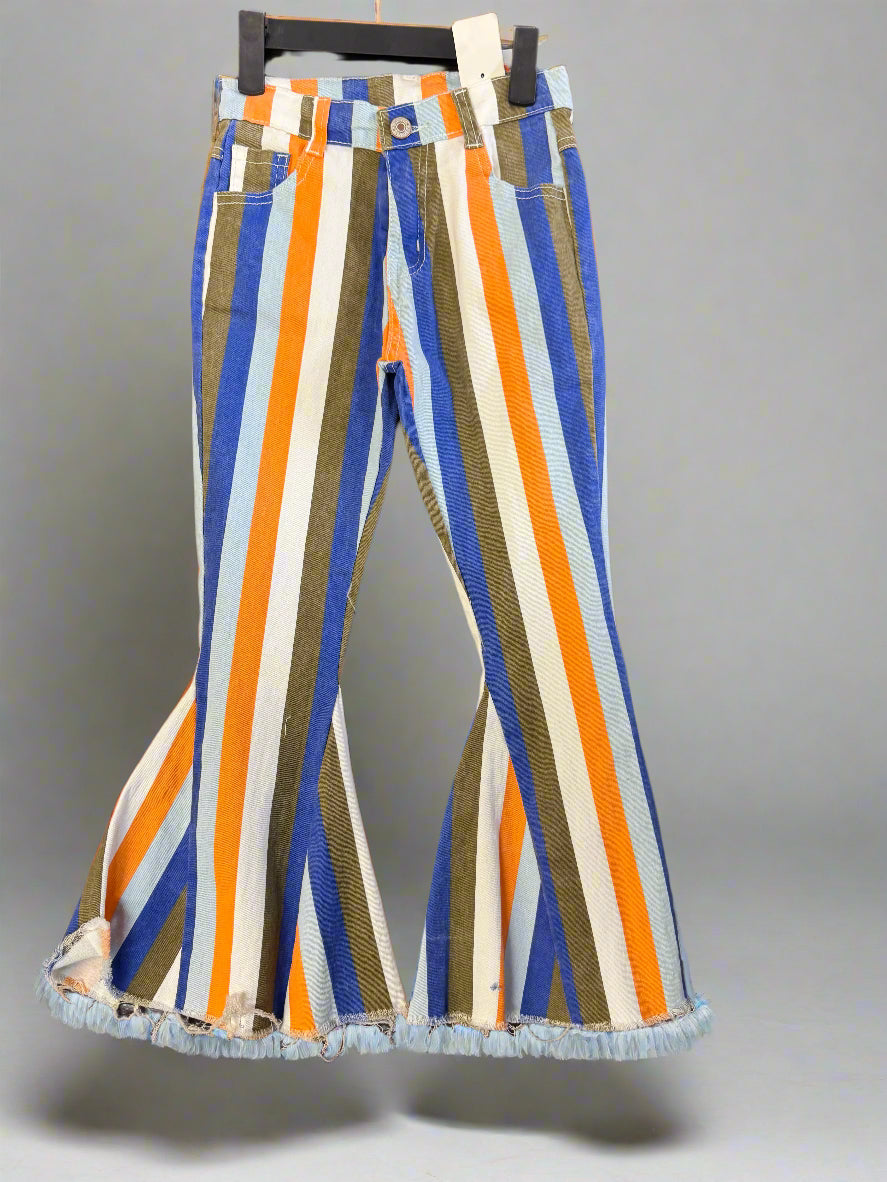 Striped Bell Bottoms