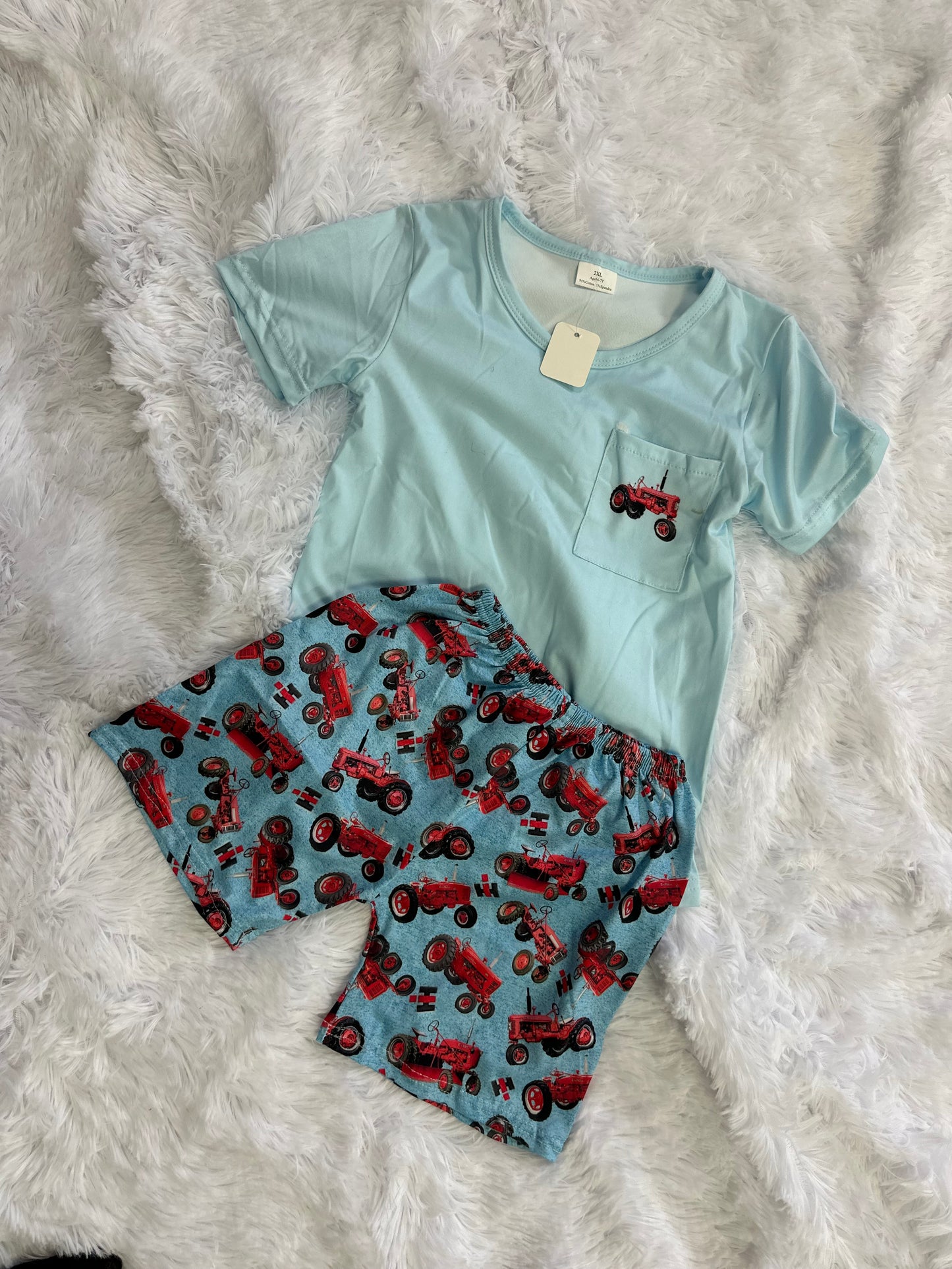 Little boys tractor outfit