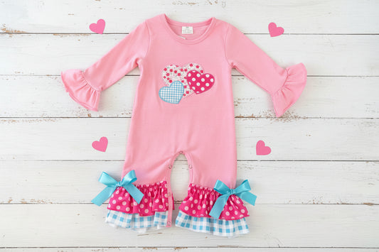 3 Hearts Romper