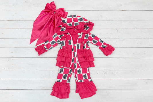 Show Calf Checkered outfit